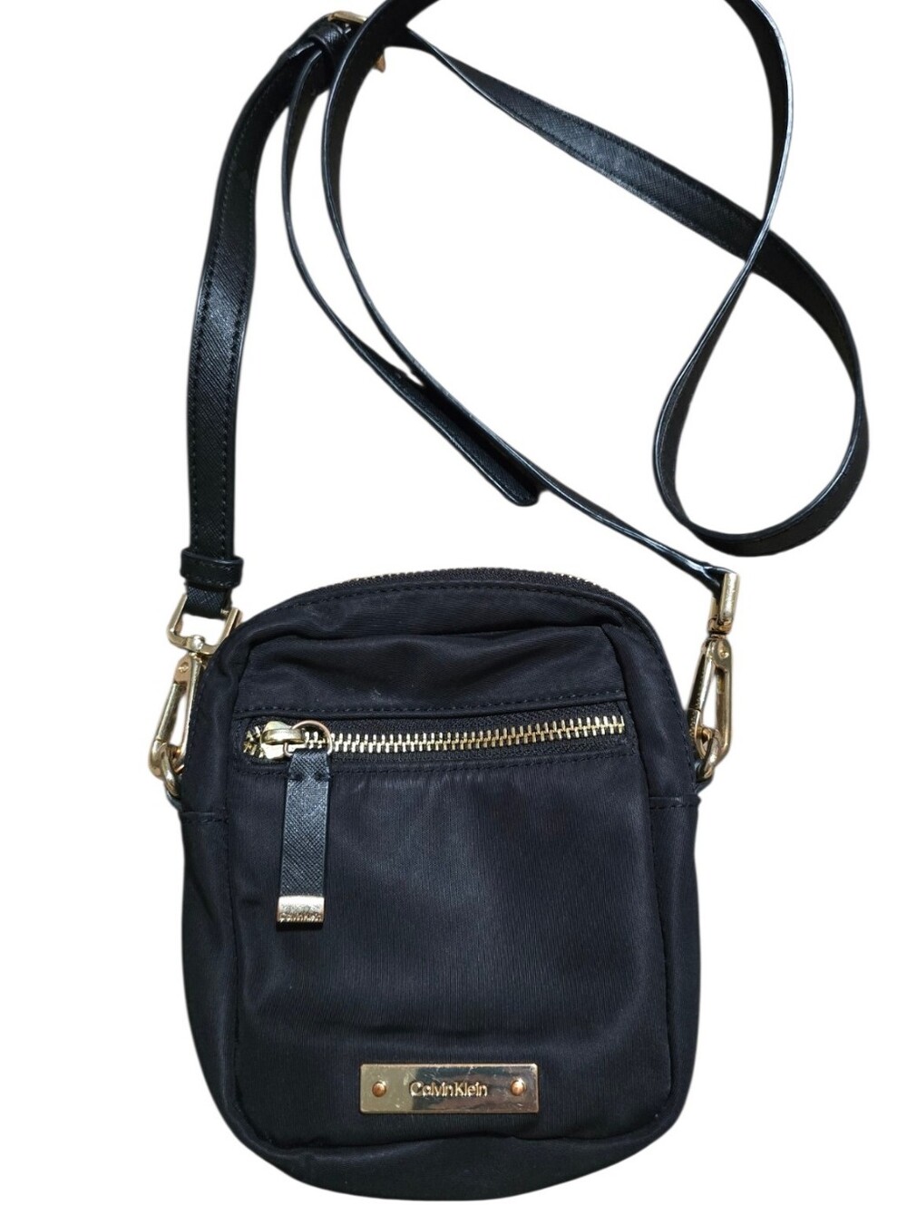 Calvin Klein Black Crossbody Mini Phone Bag - Picture 3 of 6